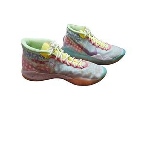 Nike Zoom KD 12 Peach Jam 2019 Teal Tint Basketball CK1195 300 Men's 8 EUC